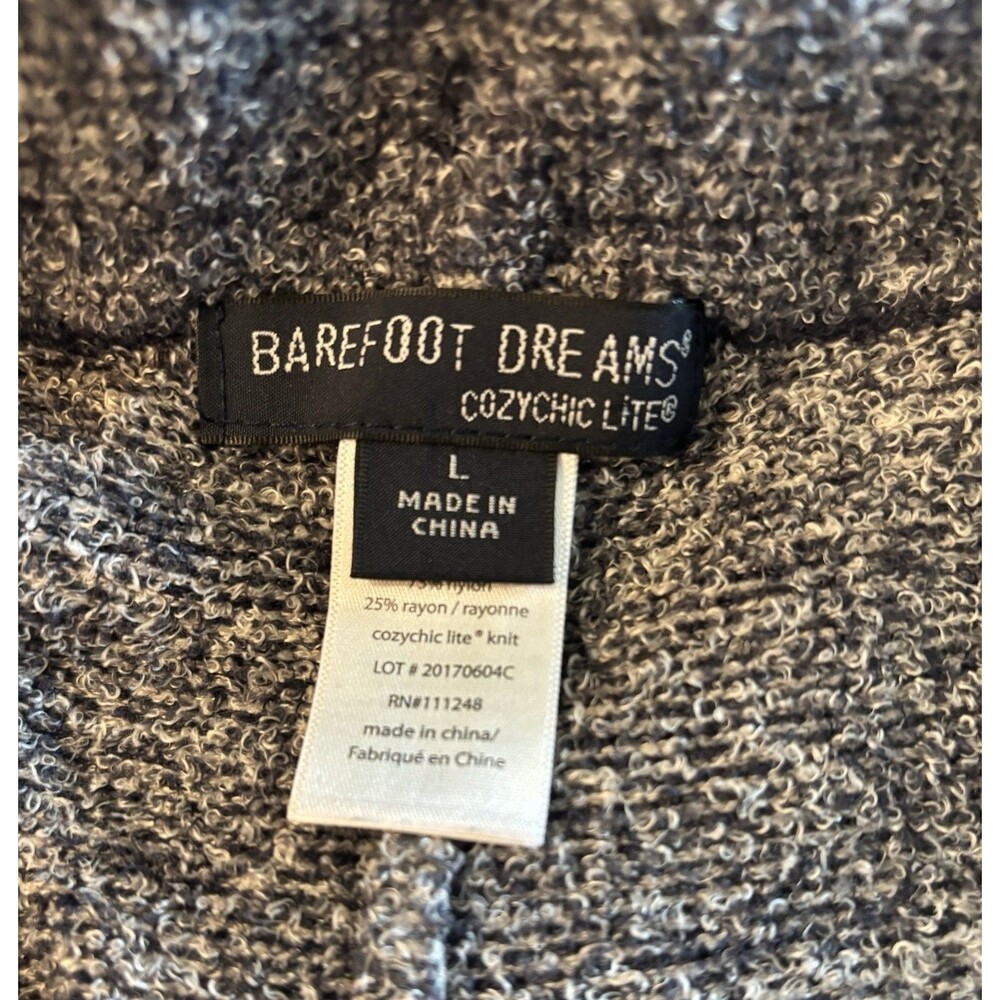 Barefoot Dreams CozyChic LiteStyle 481 Gray Flare Casual Lounge Pants Large - Picture 7 of 9